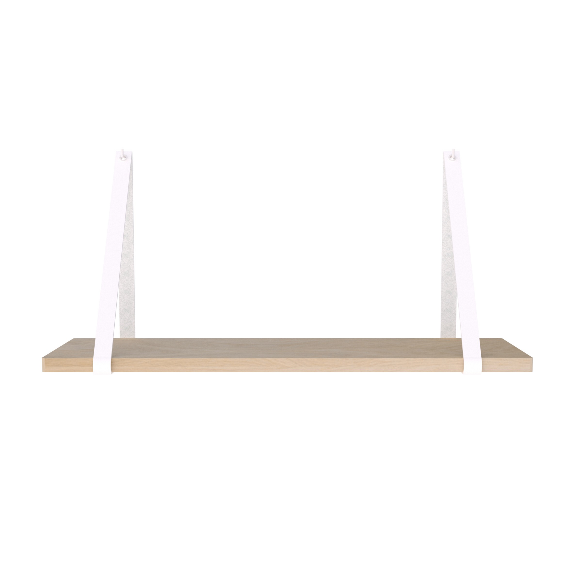 Leren plankdragers (set van 2)