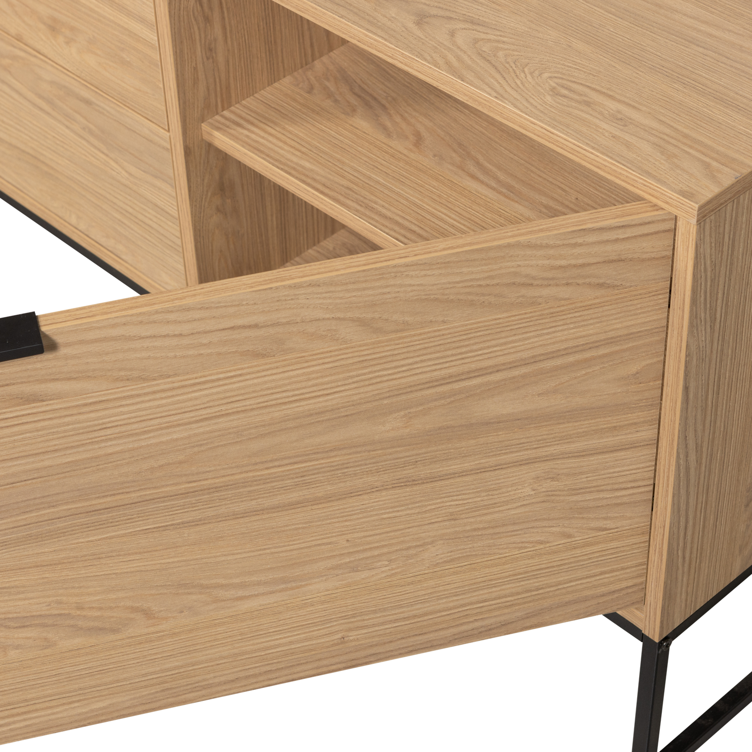 Silas tv meubel 180 cm eiken decor [fsc]