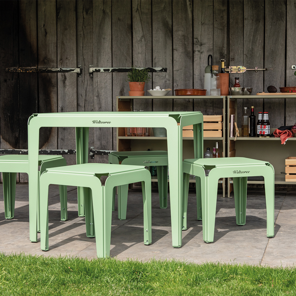 Weltevree tuintafel Bended Table 90