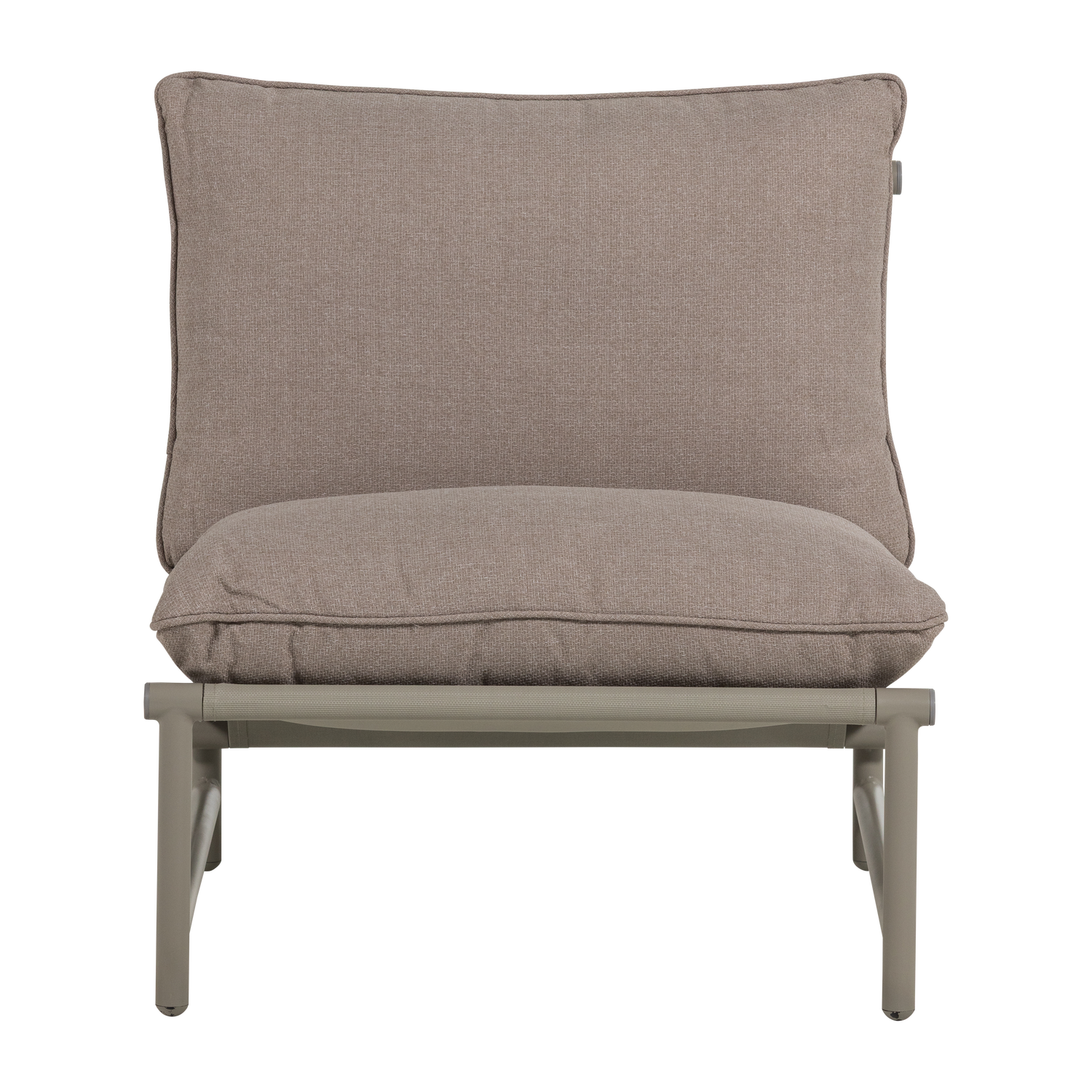 Elvo tuin loungestoel aluminium zand