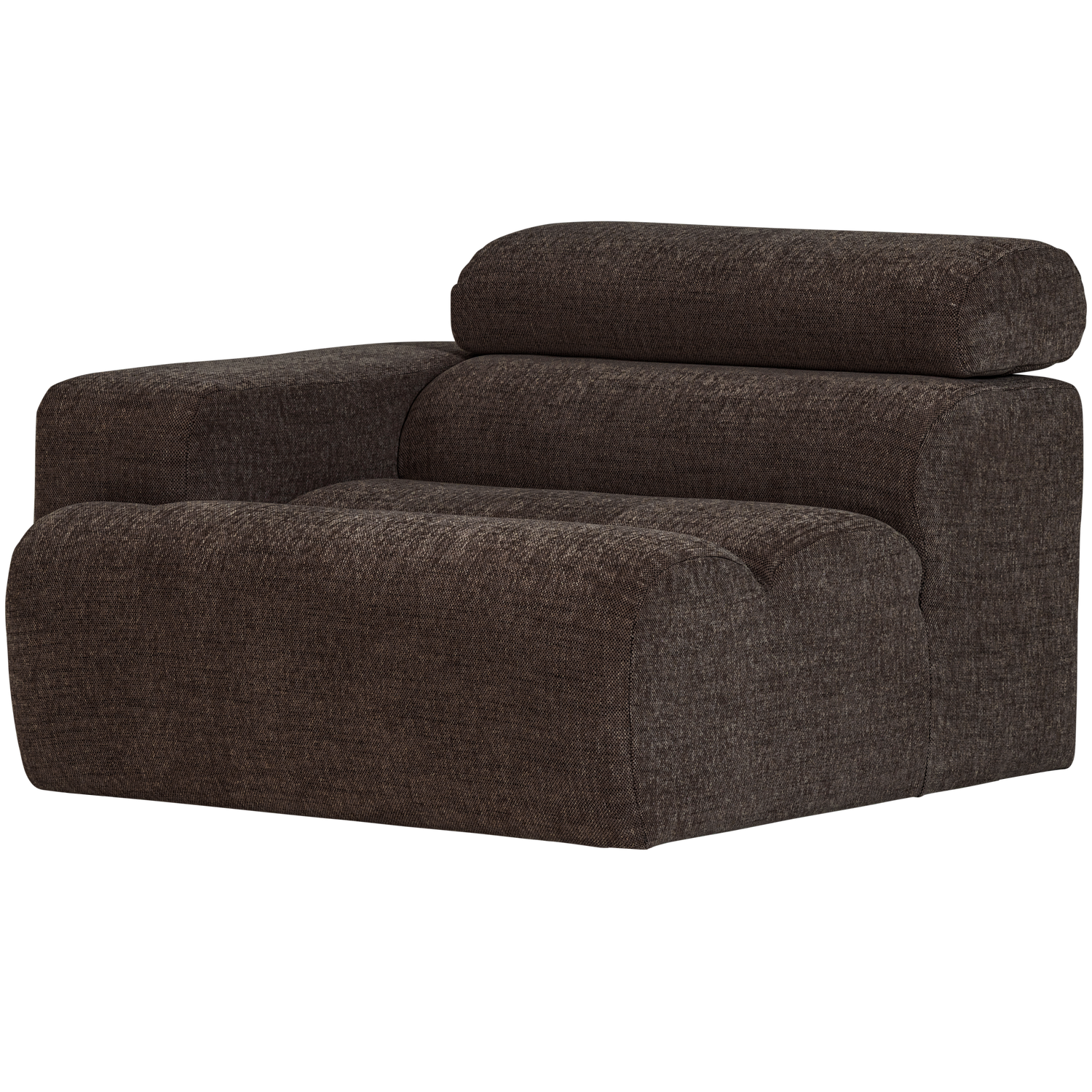 Novi 1-zits element arm links boucle karamelbruin