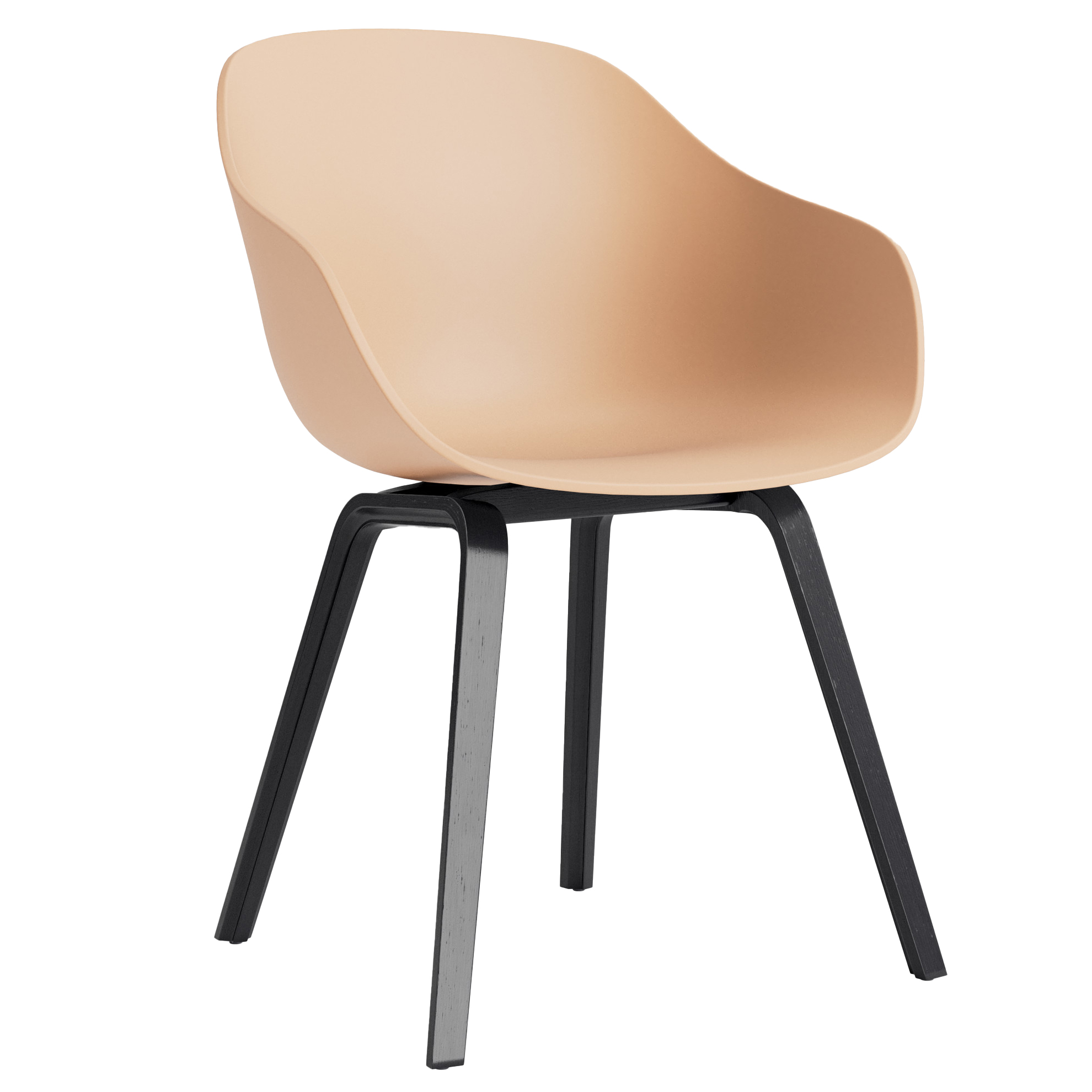 HAY stoel AAC 222 eiken zwart gelakt frame