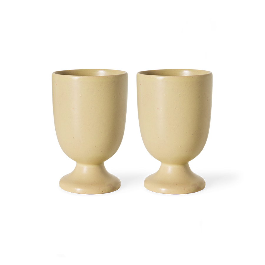 HKliving Servies Farmhouse Ceramics Bekers - set van 2