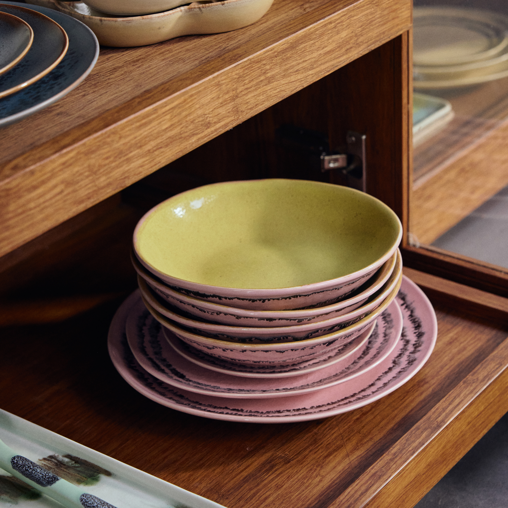 HKliving Servies 70's ceramics dinerbord