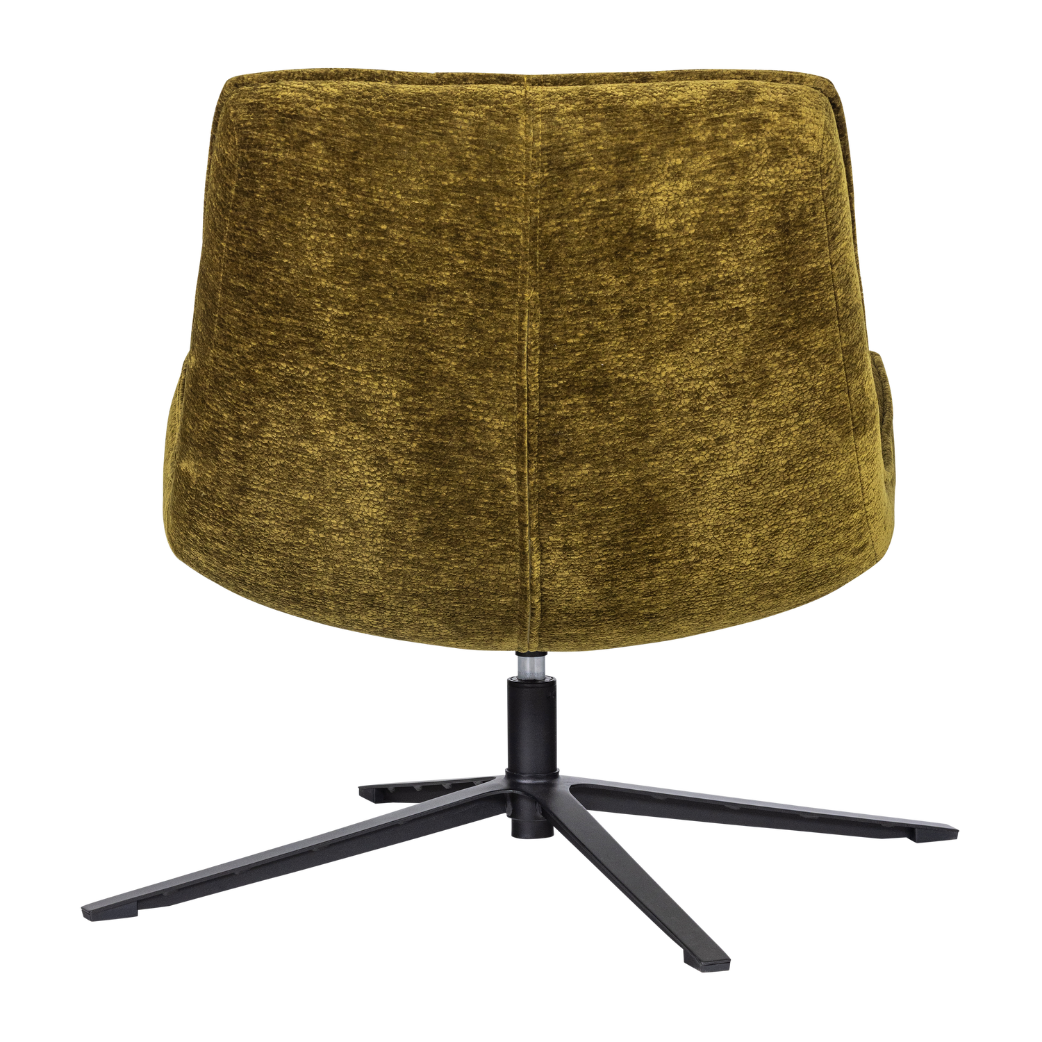 Maudi draaifauteuil chenille structuur groen
