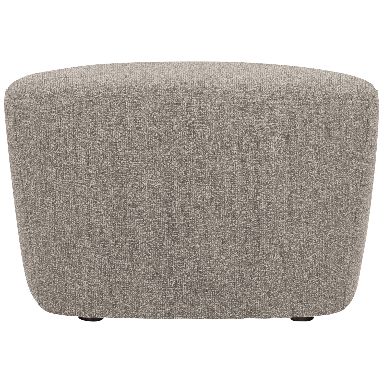 Lofty hocker boucle staalgrijs