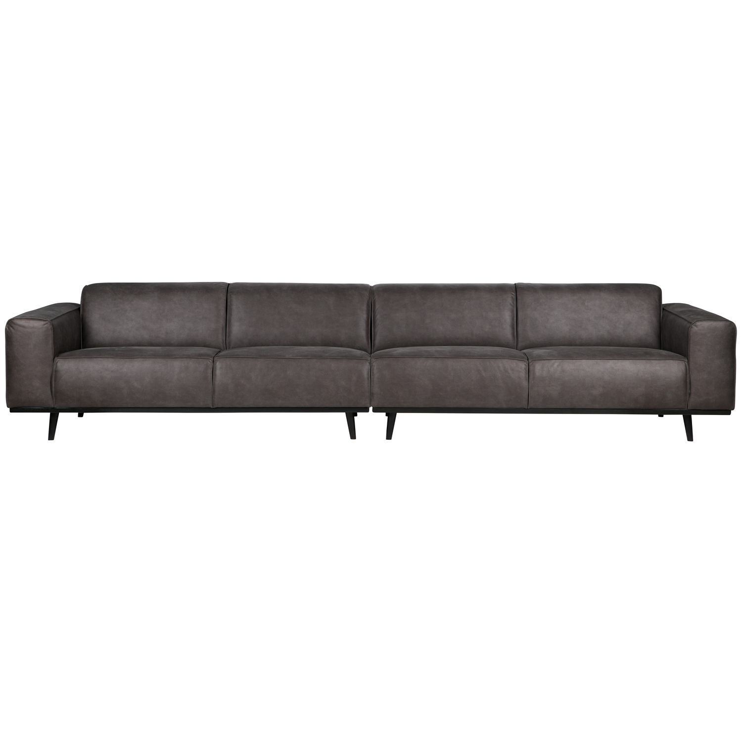 Statement xl 4-zits bank 372 cm lichtbruin melange