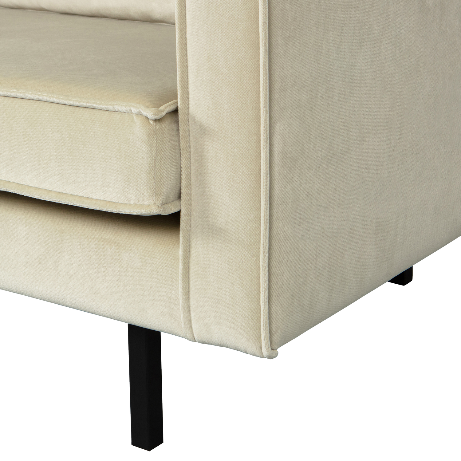 Rodeo 2-zits bank velvet taupe [fsc]