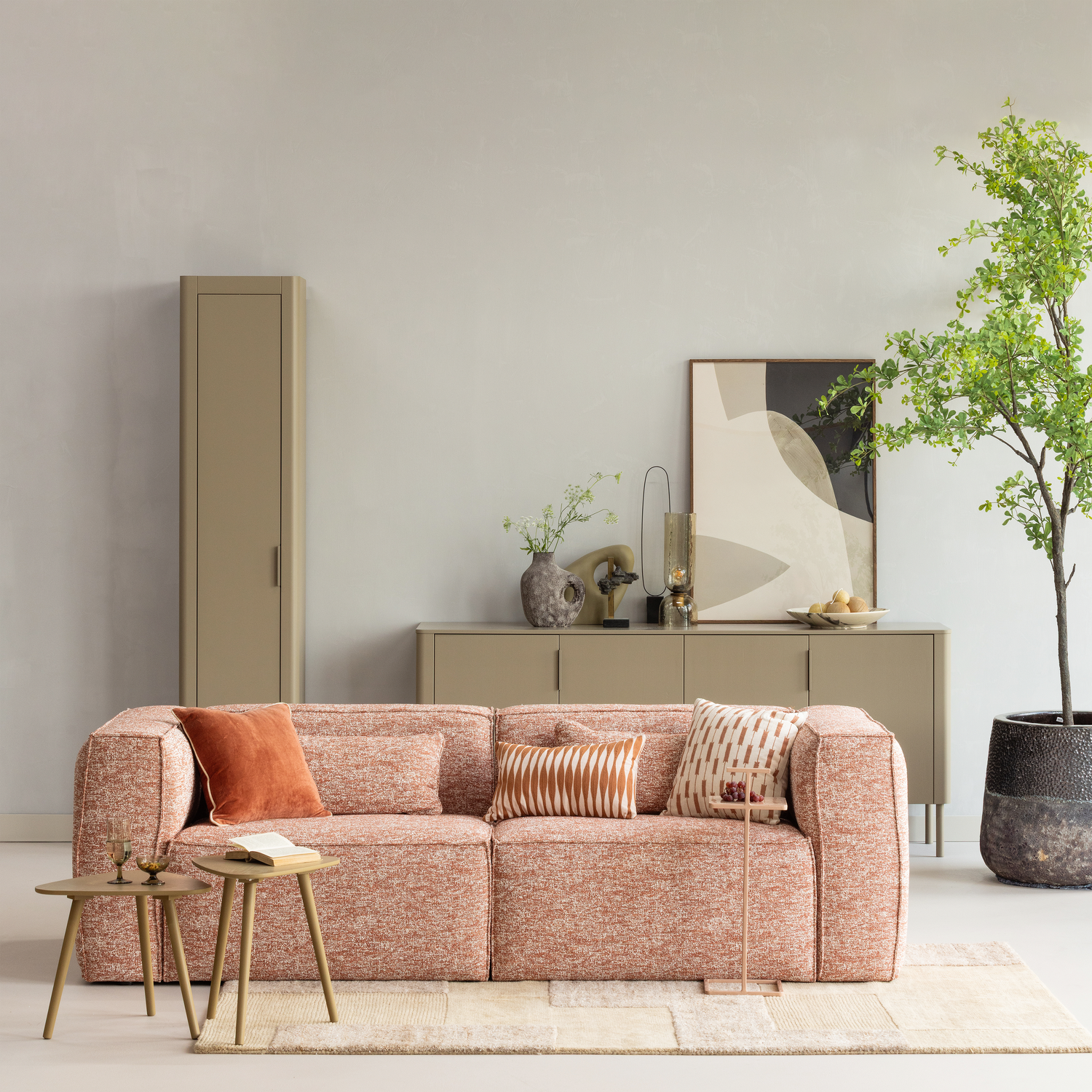 Bean chaise longue bank links terra melange