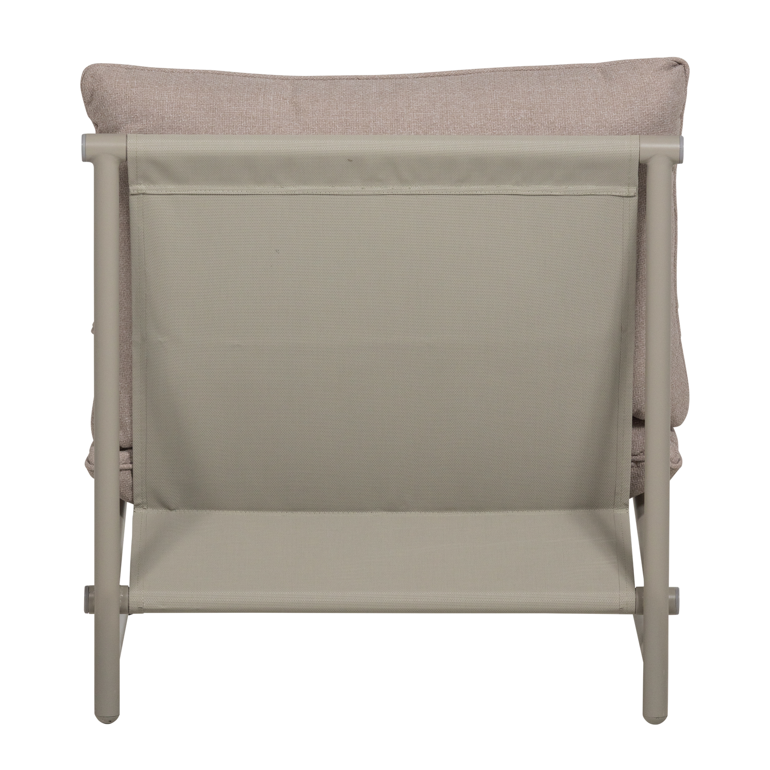Elvo tuin loungestoel aluminium zand