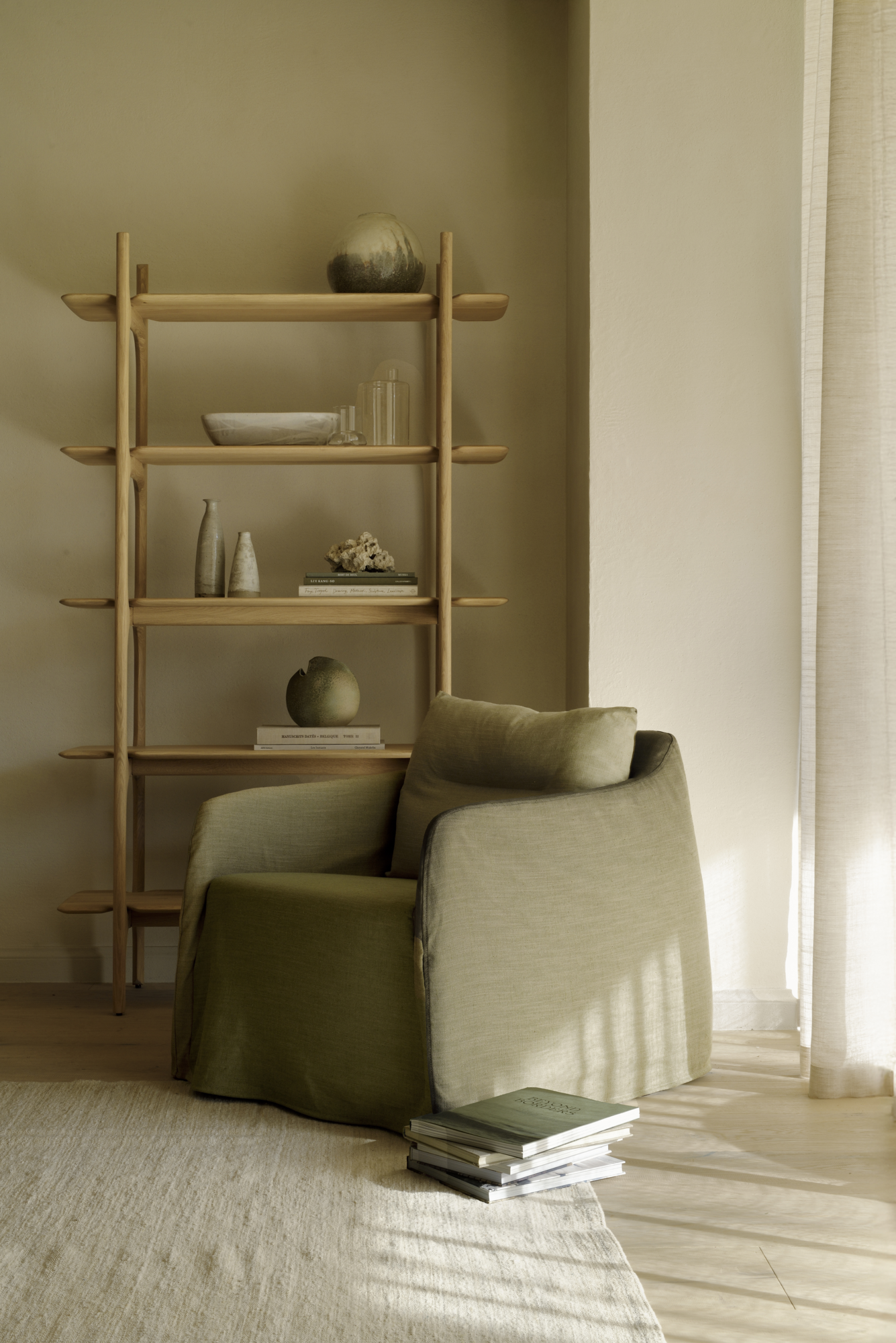 Ethnicraft Weave loungestoel 80 