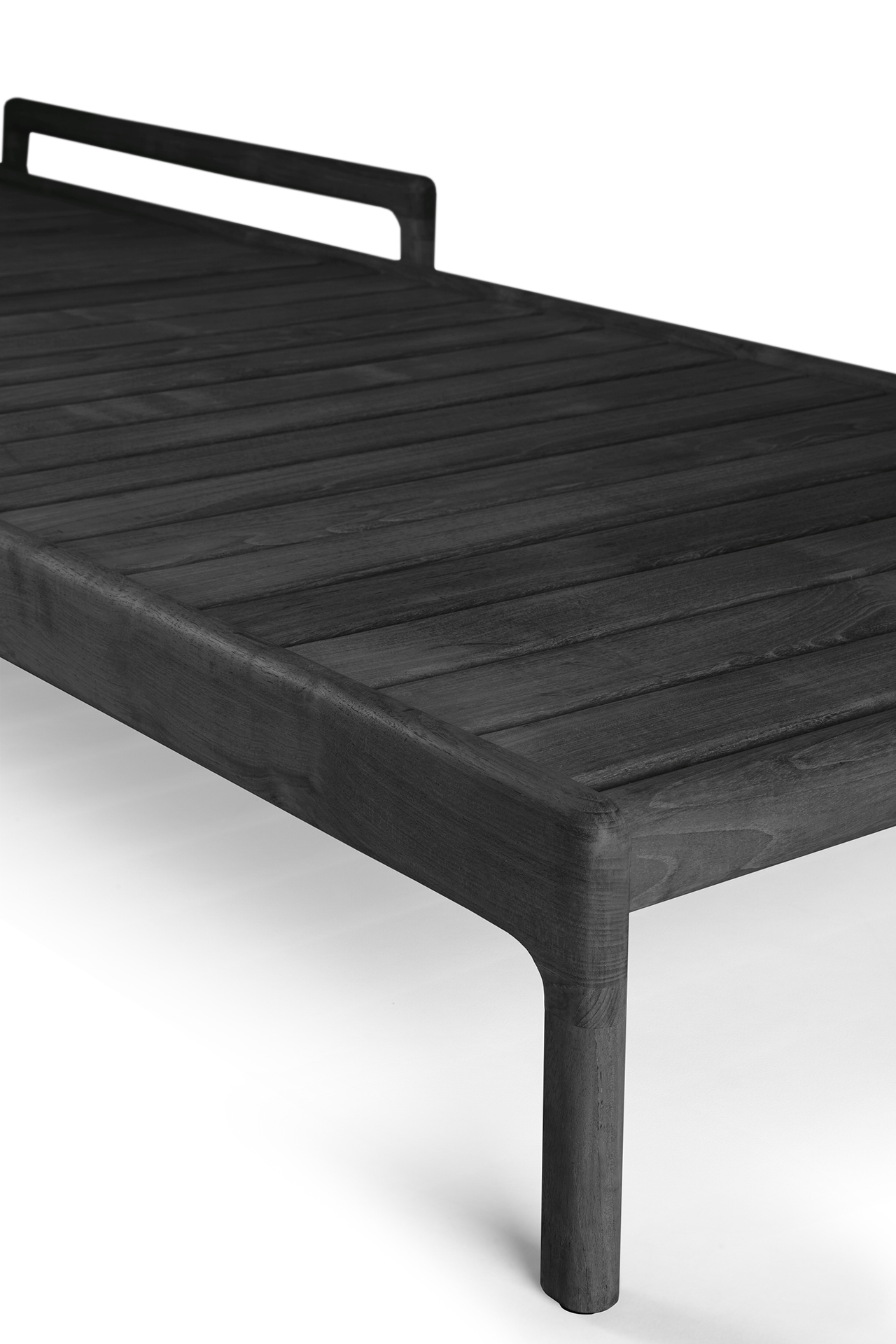 Ethnicraft - Outdoor - Teak Jack adjustable lounger - zwart