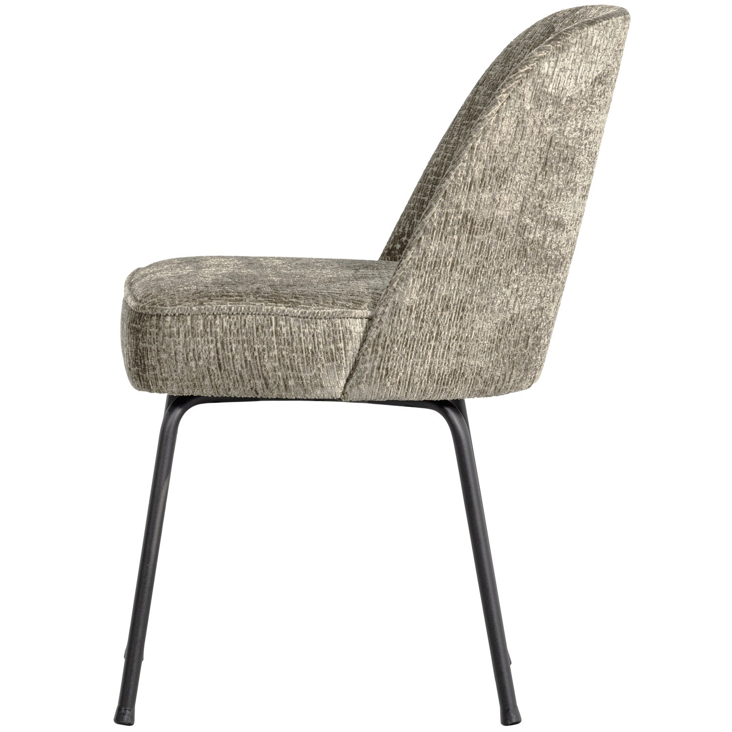 Vogue eetkamerstoel structure velvet brass