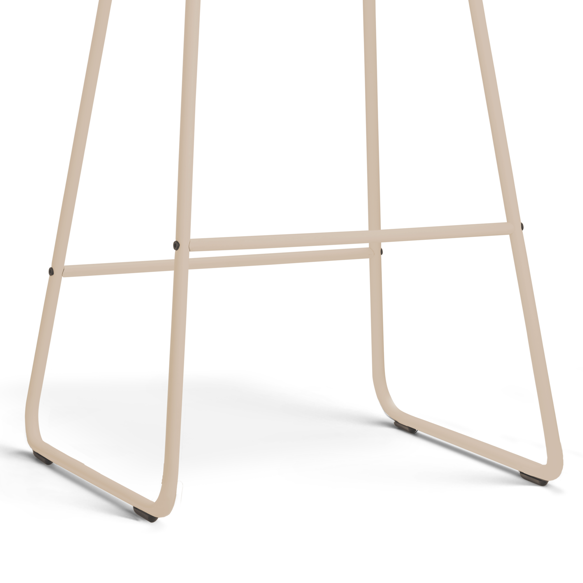 barkruk nino-mae beige onderstel