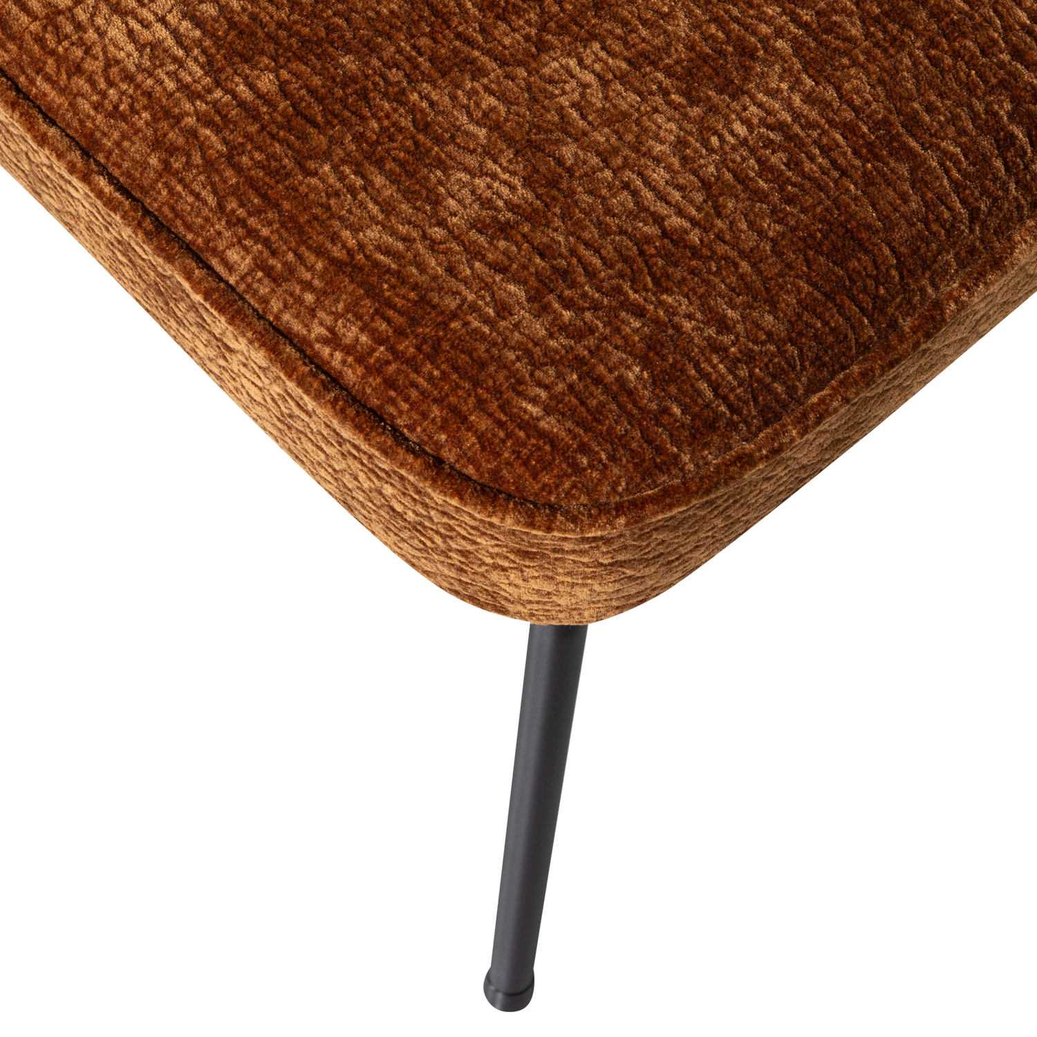 Vogue eetkamerstoel structure velvet brass