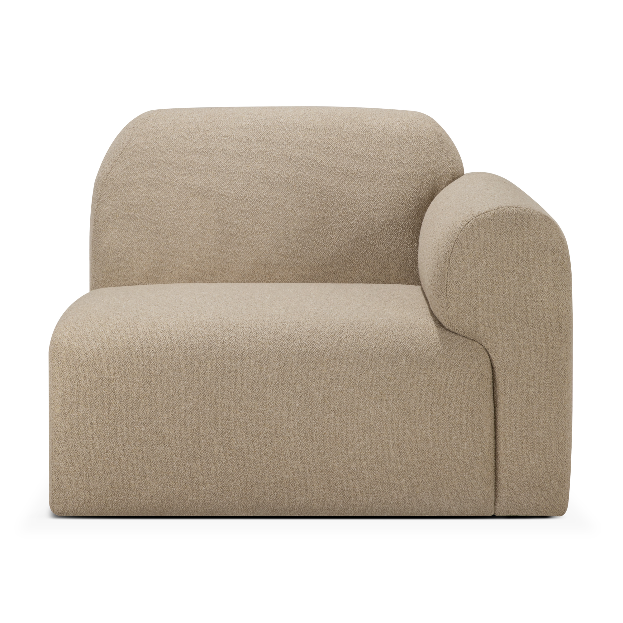 Bulky modulaire sofa - almond