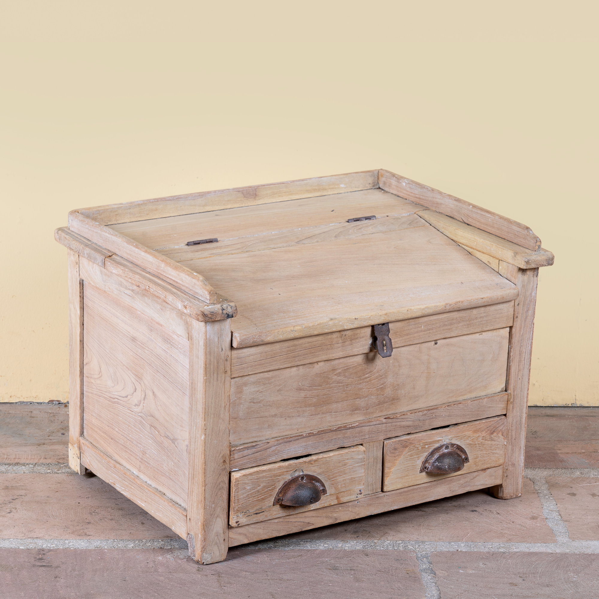 Mivaan - Vintage Teakhouten Box van Oud Hout