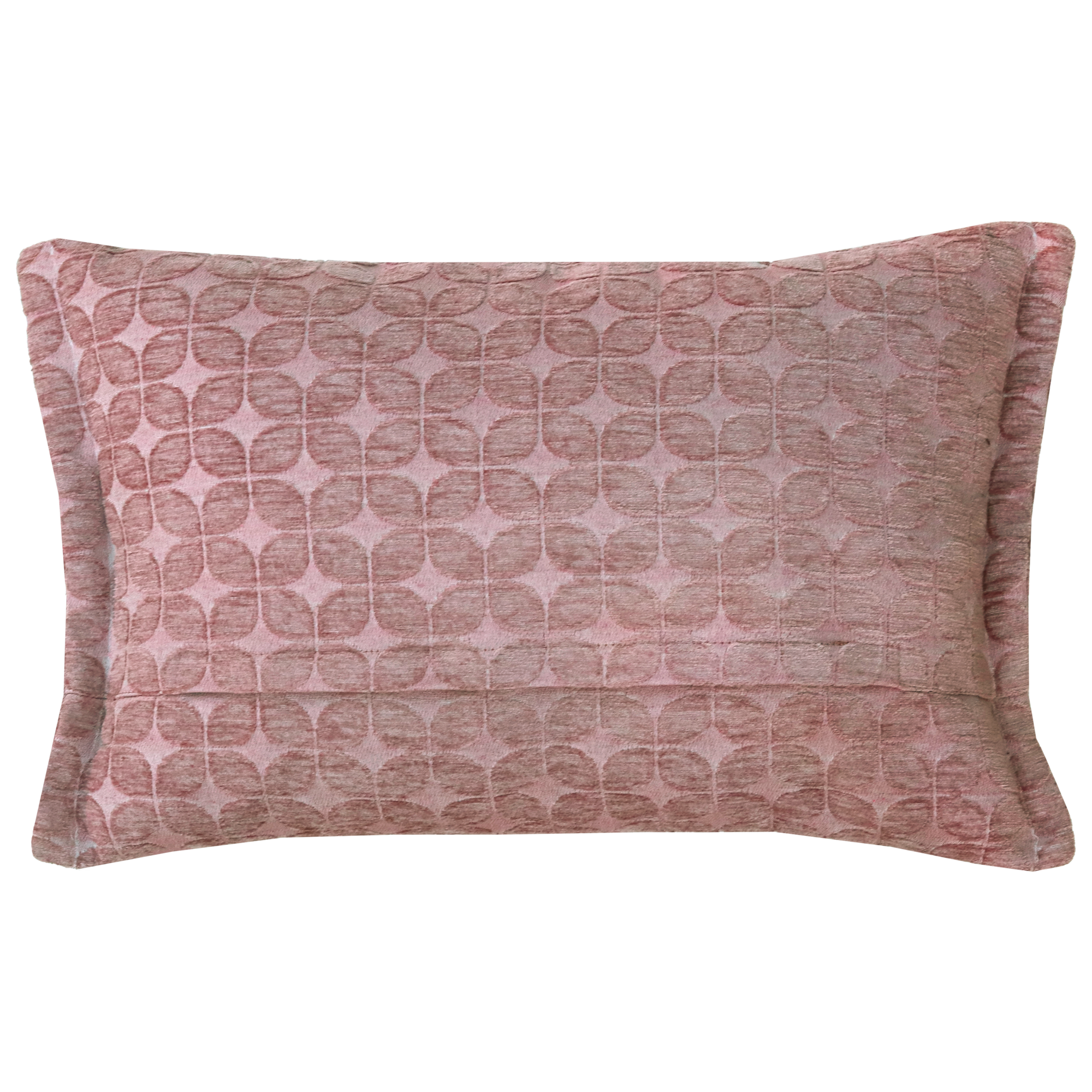 Kussen retro leaf oud roze 58x37cm