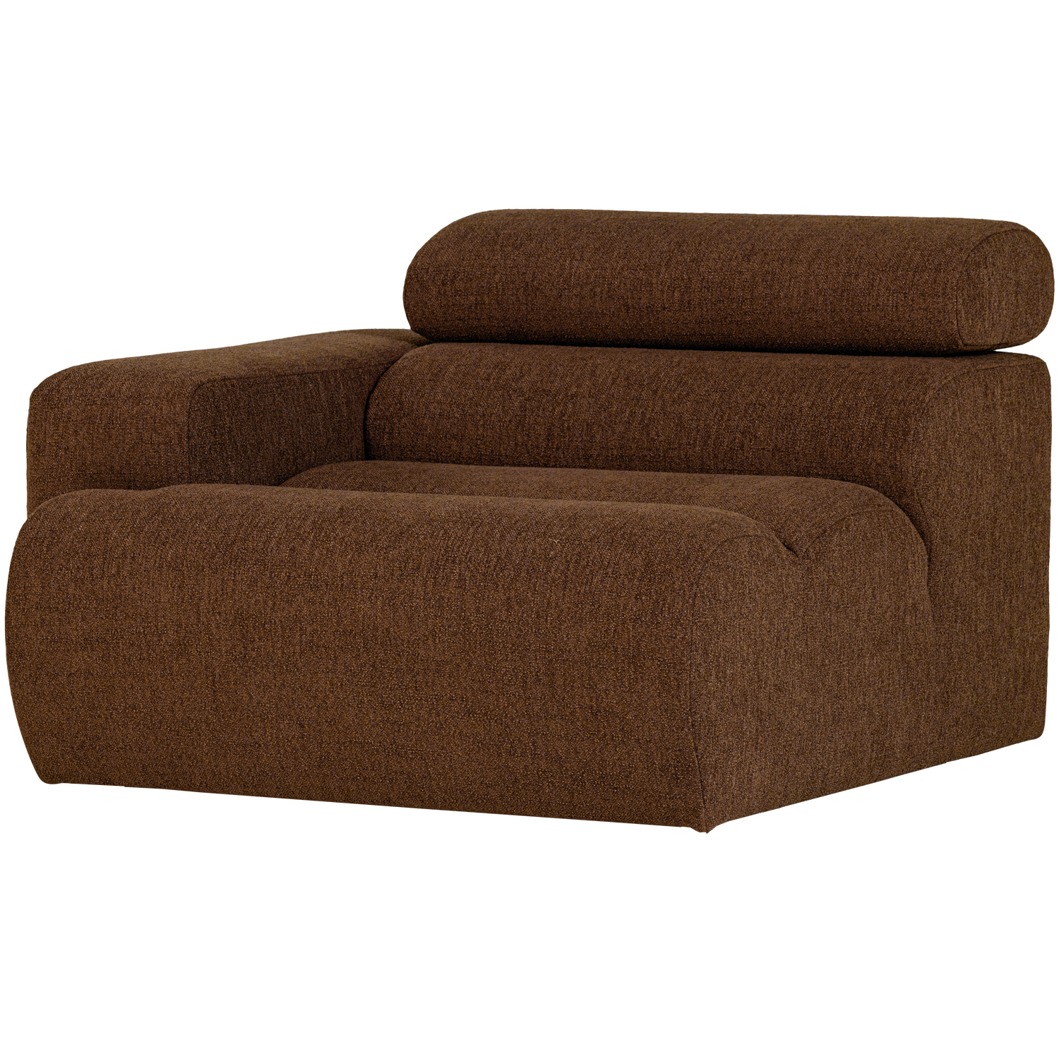 Novi 1-zits element arm links boucle karamelbruin