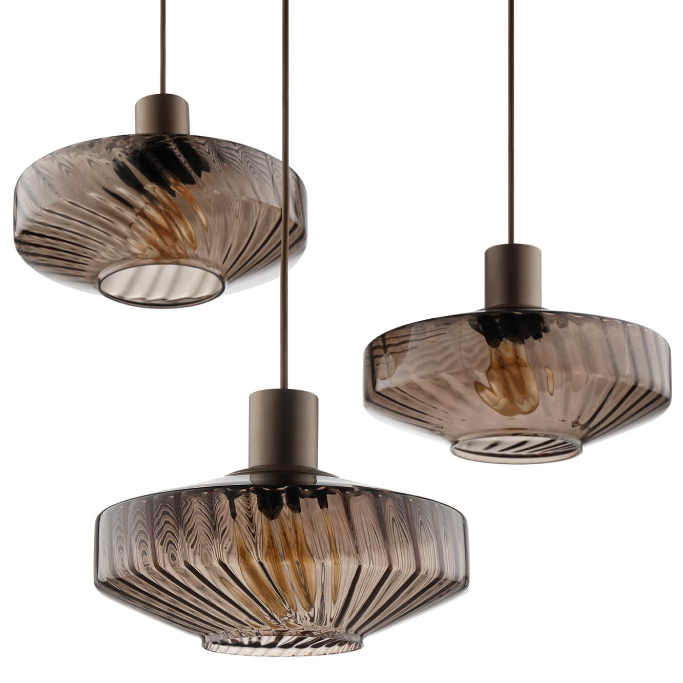 Anouk Hanglamp 3L rond koffie
