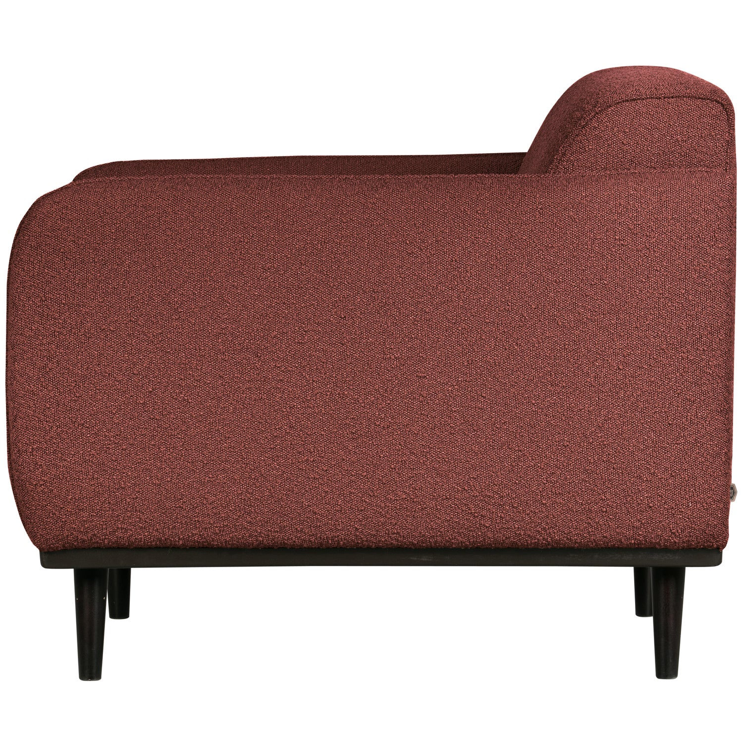 Statement fauteuil met arm chenille velvet perzikroze