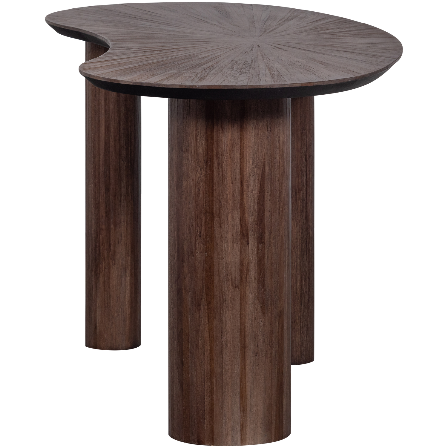 Sun organische sidetable/bureau recycled teak bruin