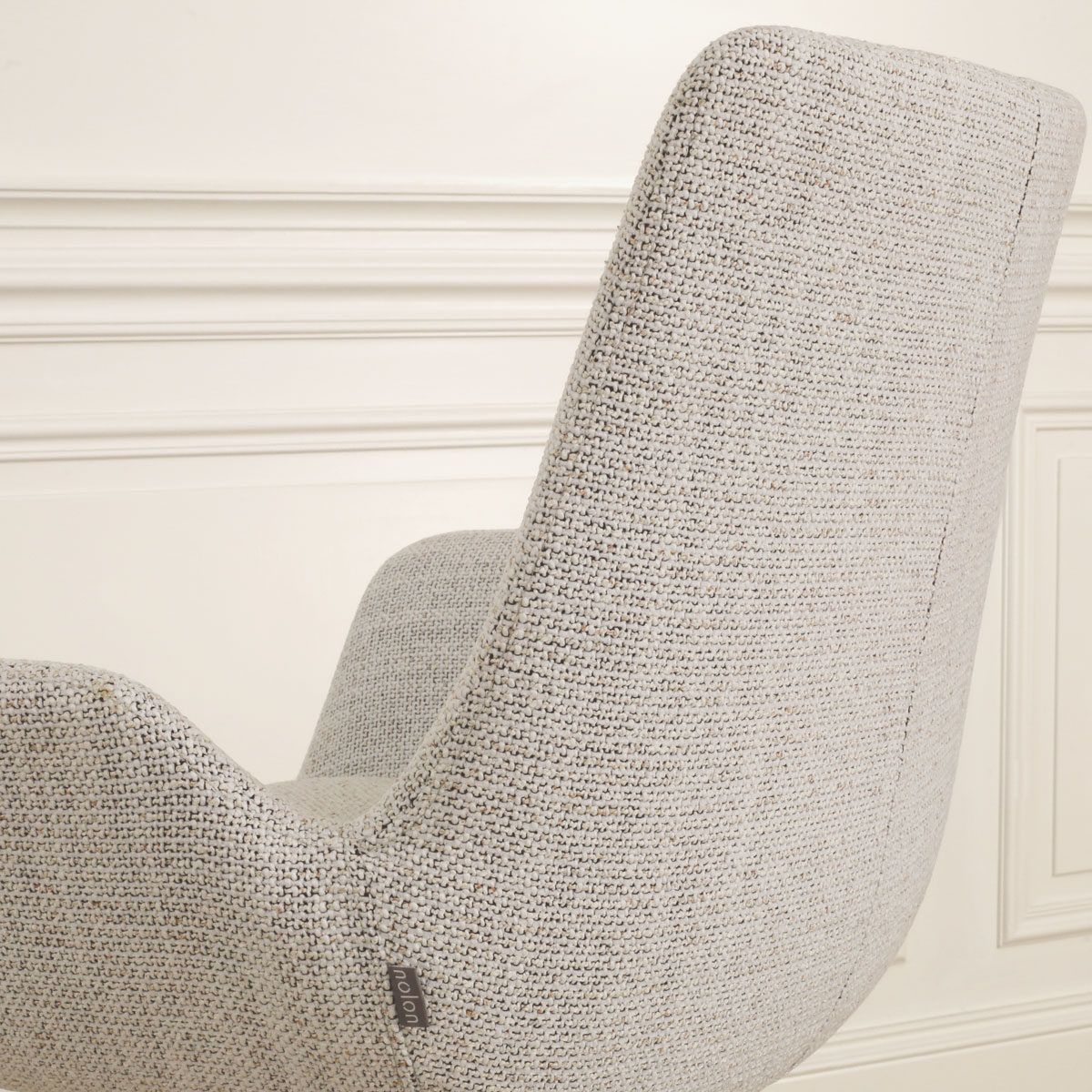 Niva-Eef draaibare tulp barkruk - beige