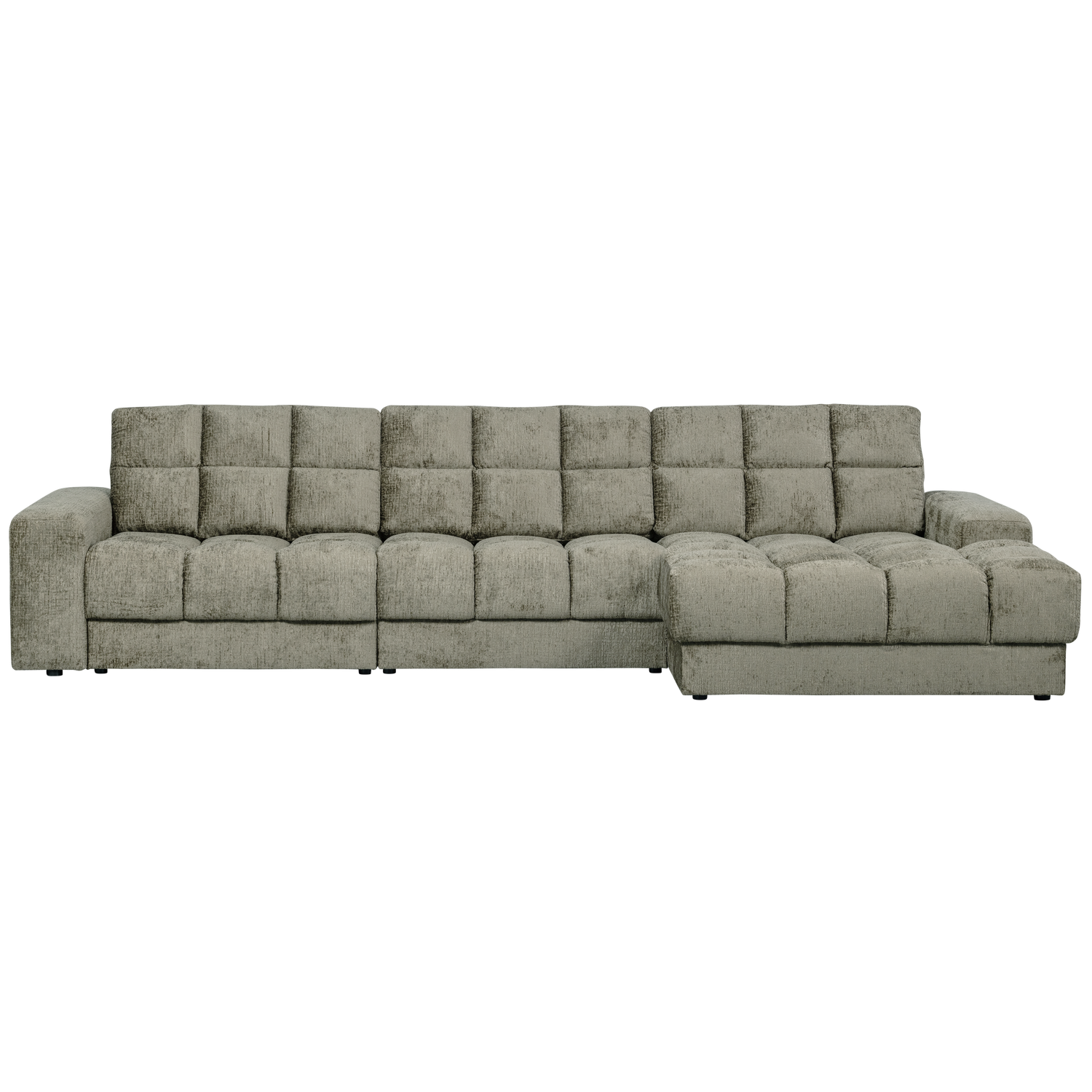 Second date chaise longue rechts ribstof terrazzo