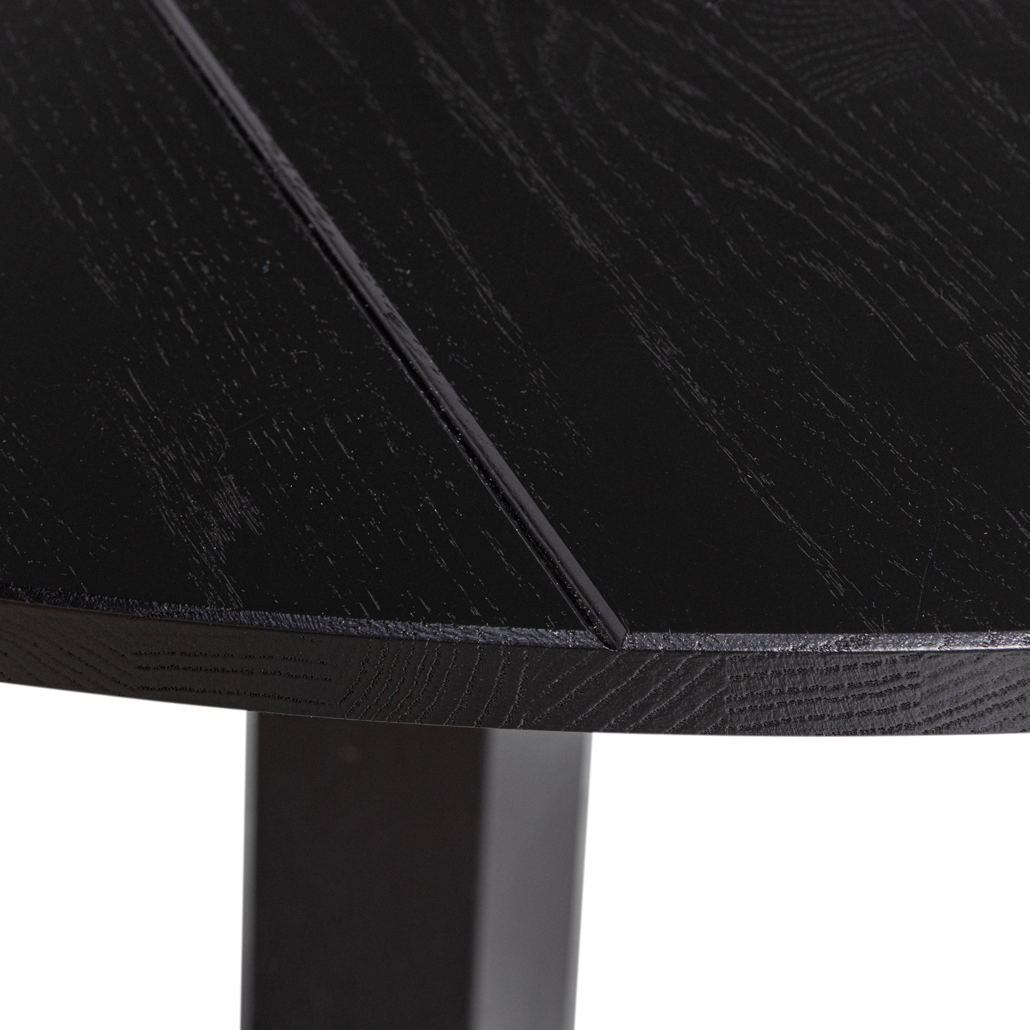 Rhonda eettafel o129 cm eiken middenbruin [fsc]