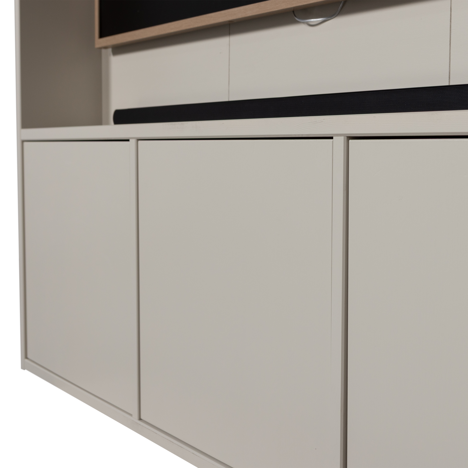 Meggy tv opbergkast 160 cm grenen middenbruin [fsc]