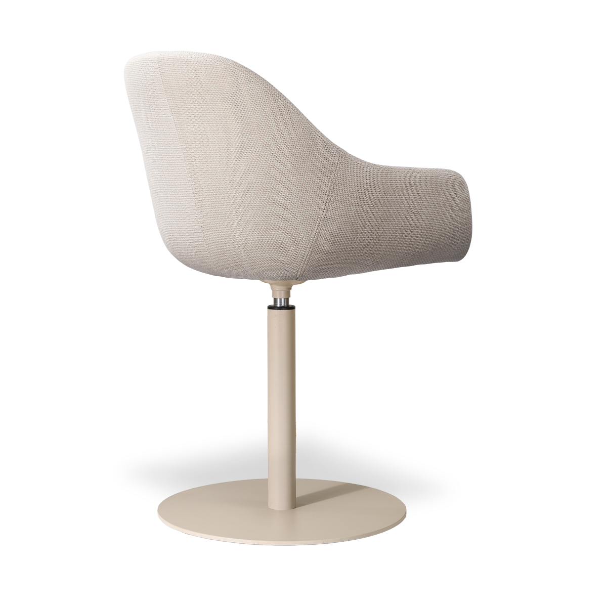 niva-mae draaibare eetkamerstoel- beige onderstel