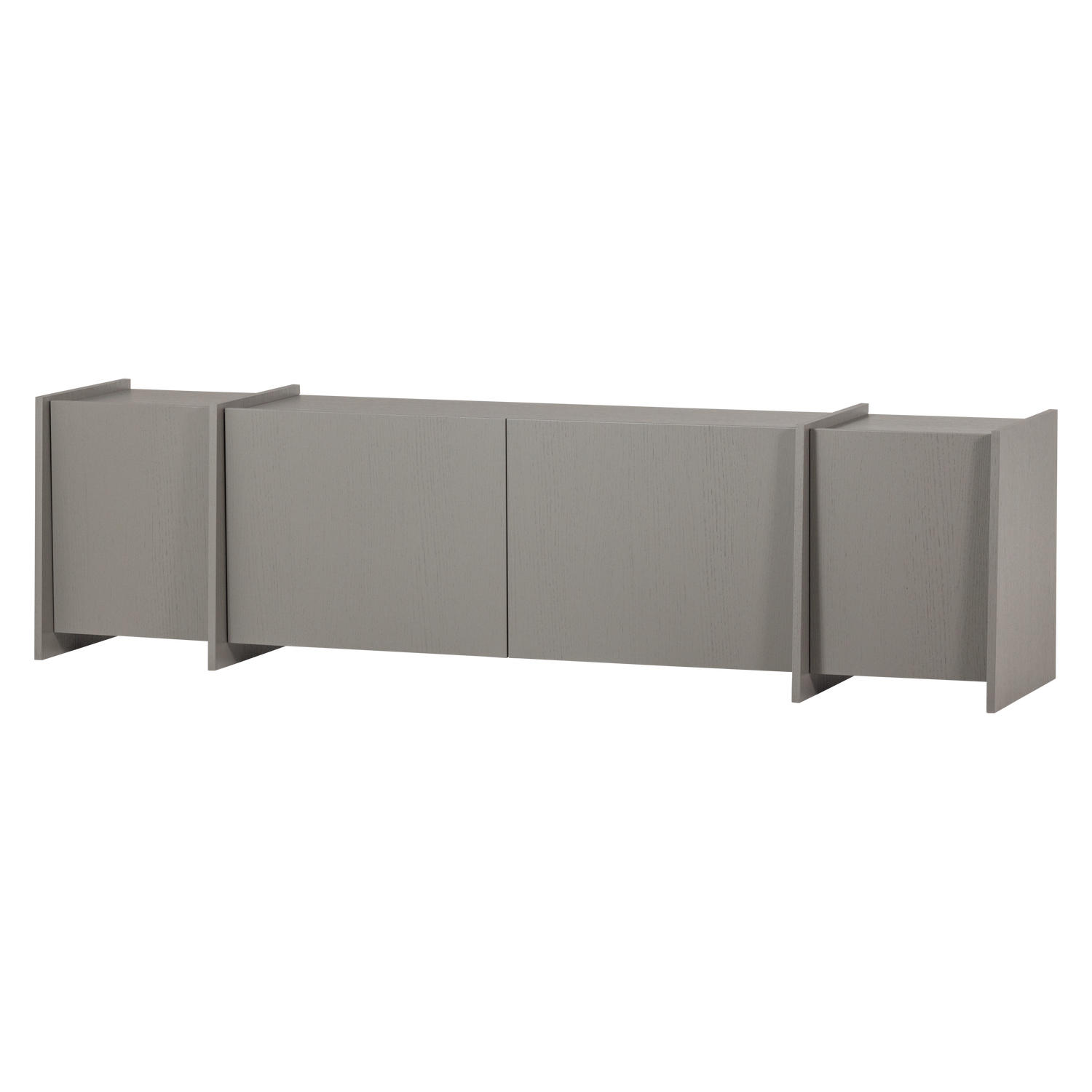 Brock tv meubel 200 cm essen fineer middenbruin [fsc]