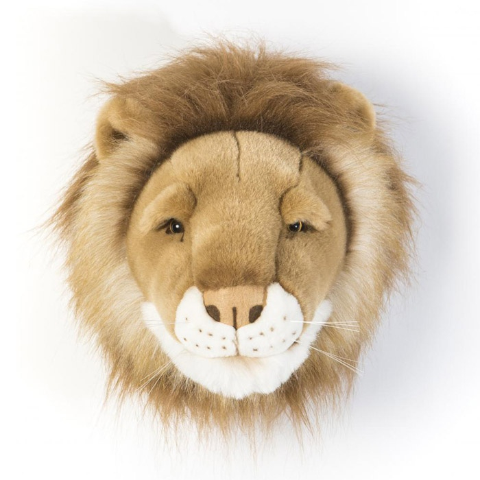 Pluche dierenkop leeuw Cesar
