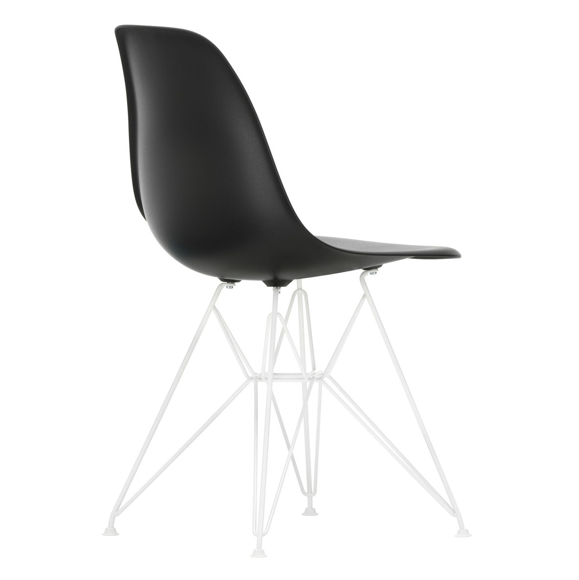 Vitra DSR RE eetkamerstoel wit onderstel
