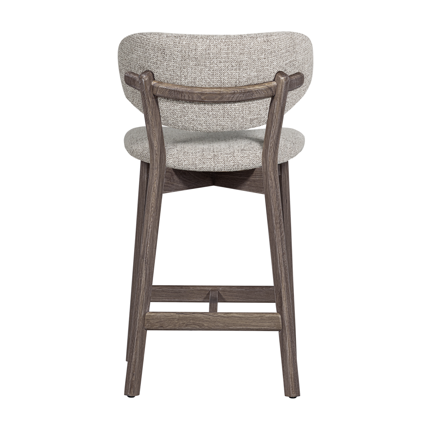 Udar barstoel naturel met houten frame bruin [fsc]