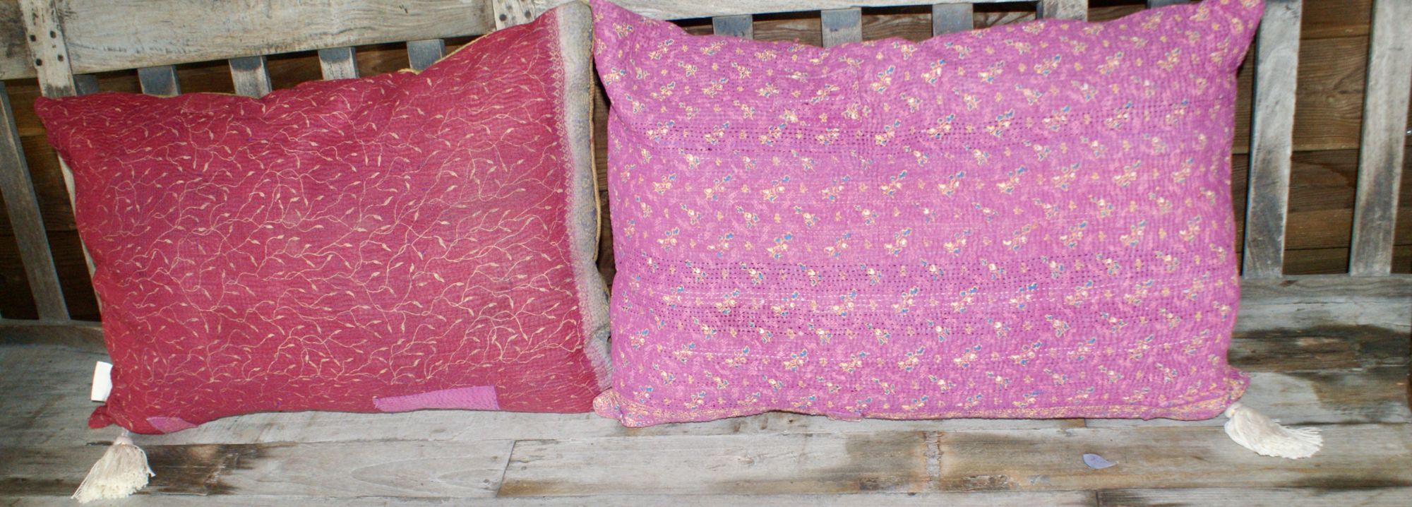 Kussen Kantha vintage 40x60 cm