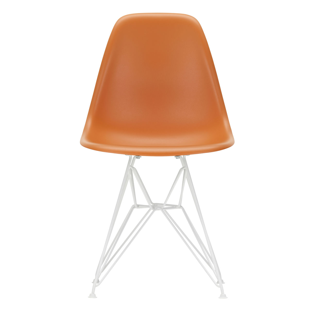 Vitra DSR RE eetkamerstoel wit onderstel