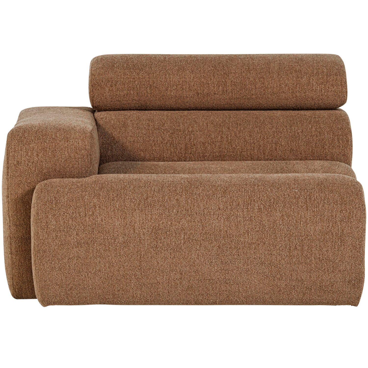 Novi 1-zits element arm links boucle karamelbruin
