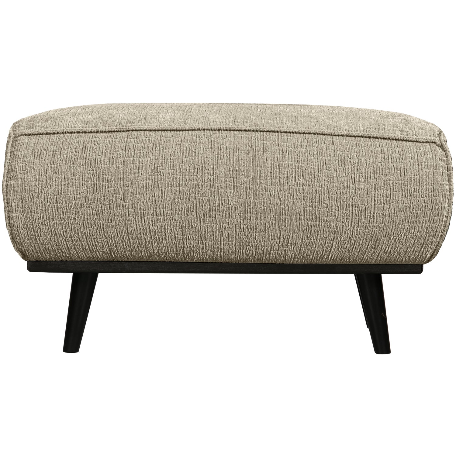 Statement hocker lichtbruin melange