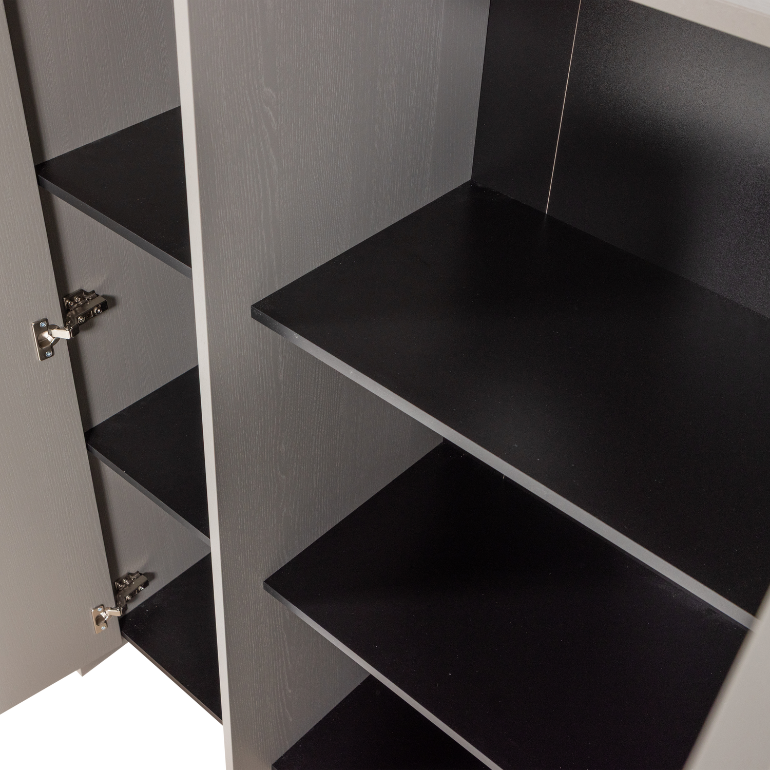 Brock 2-deurs kast essen fineer warmgrijs [fsc]
