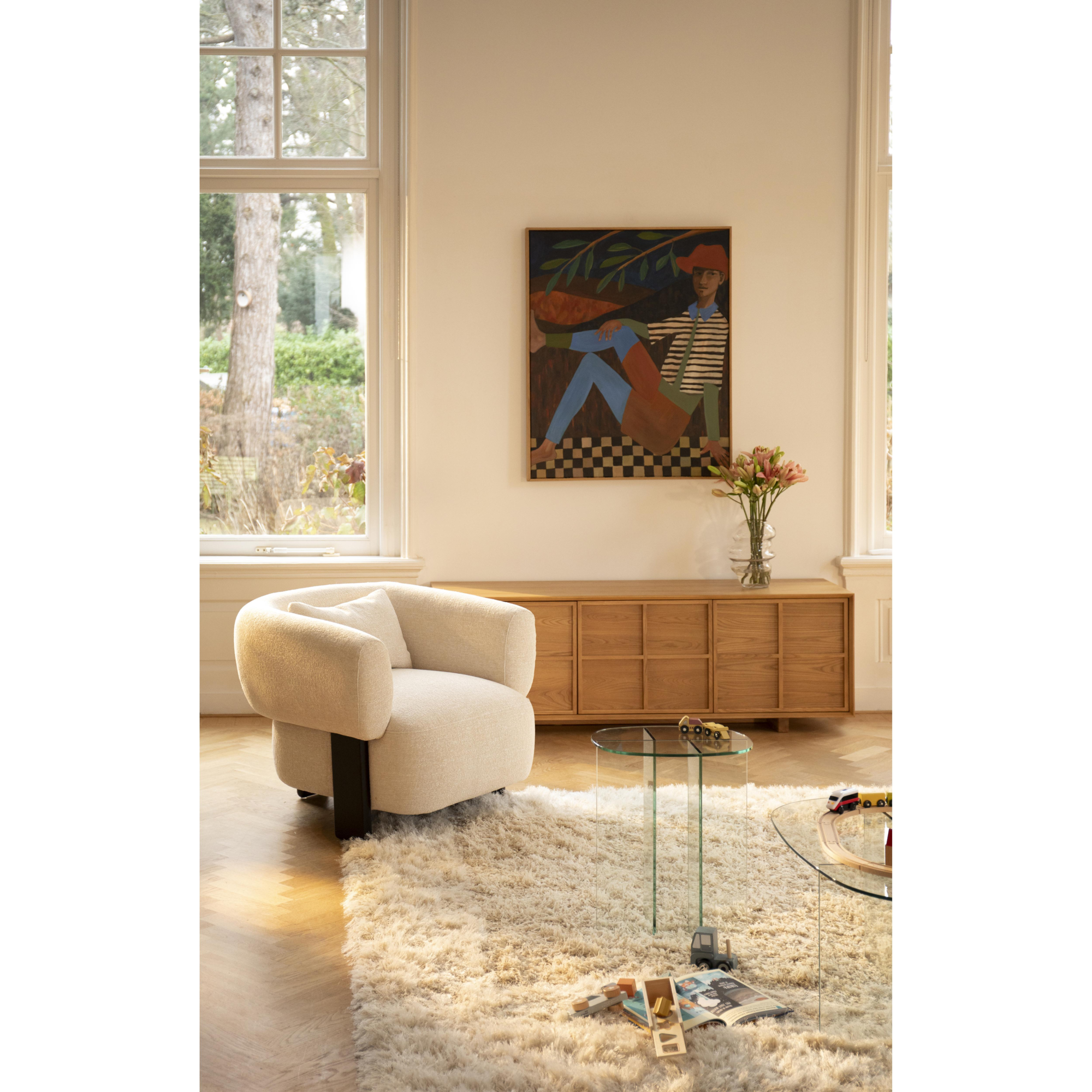 Neil fauteuil beige