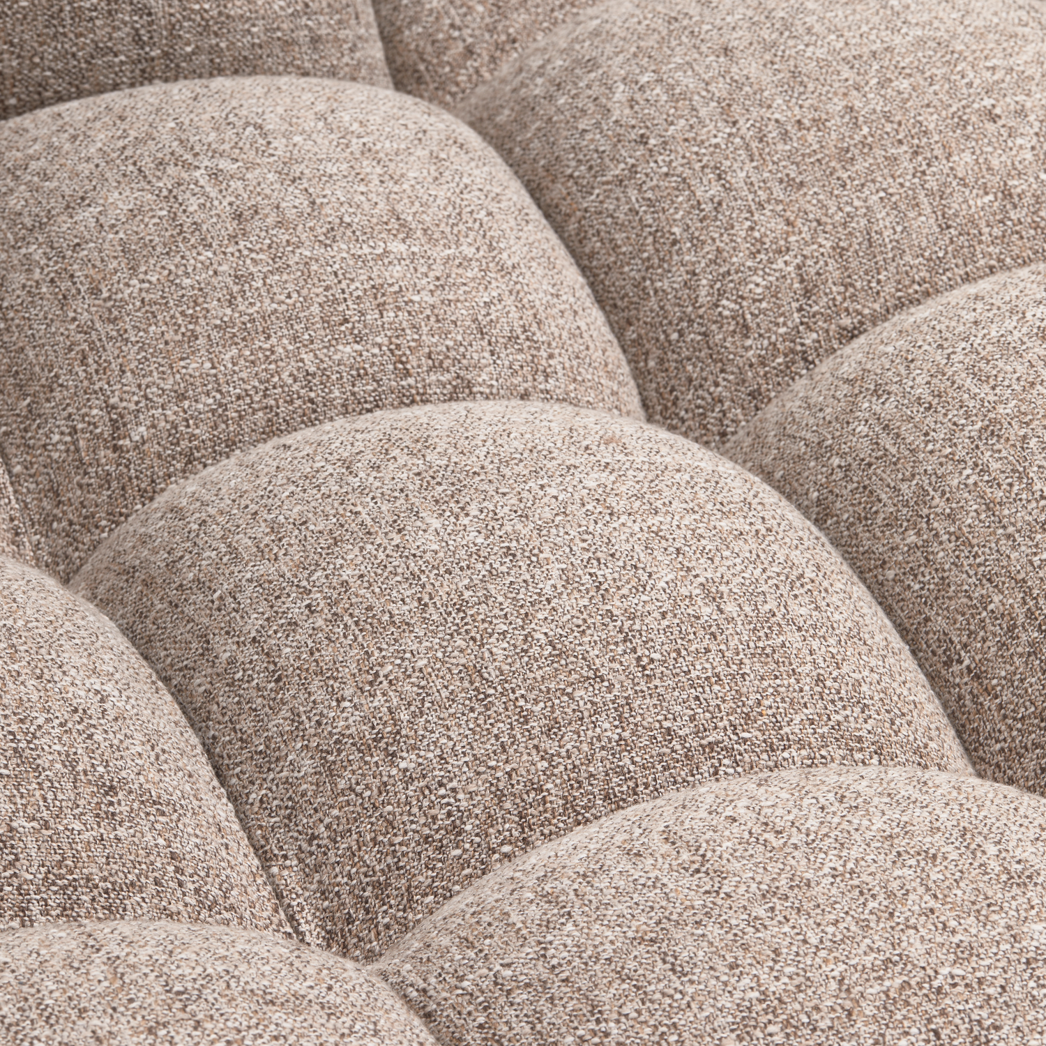 Allure chaise longue rechts geweven stof naturel melange