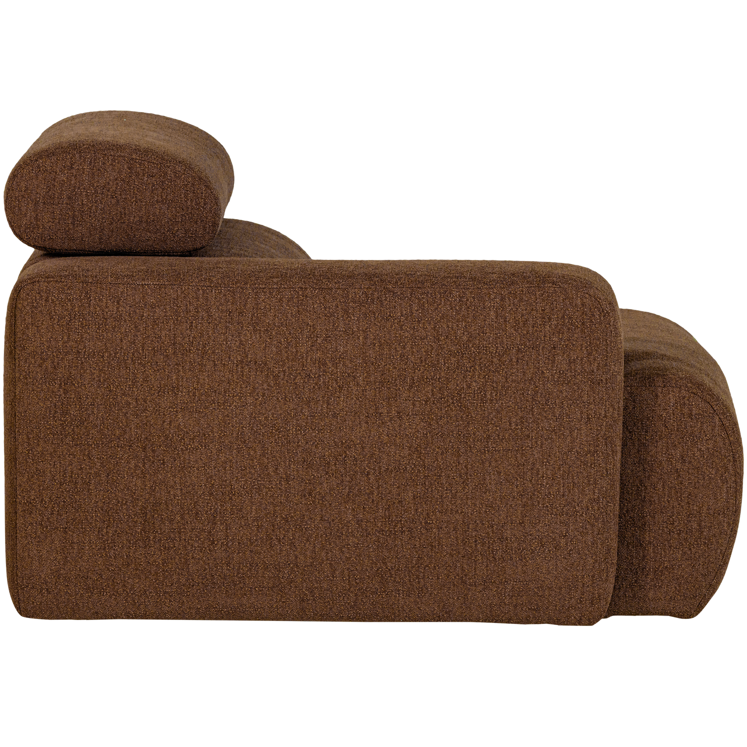 Novi 1-zits element arm links boucle karamelbruin
