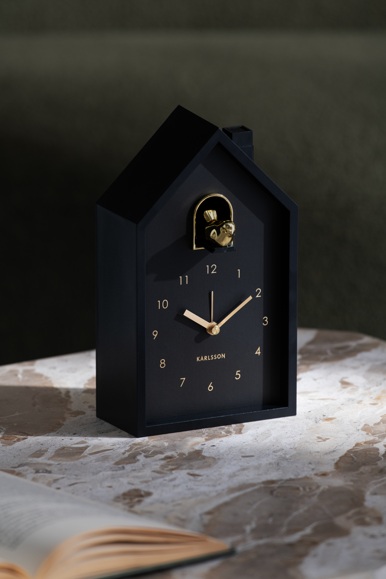 Wekker Modern Cuckoo Oro