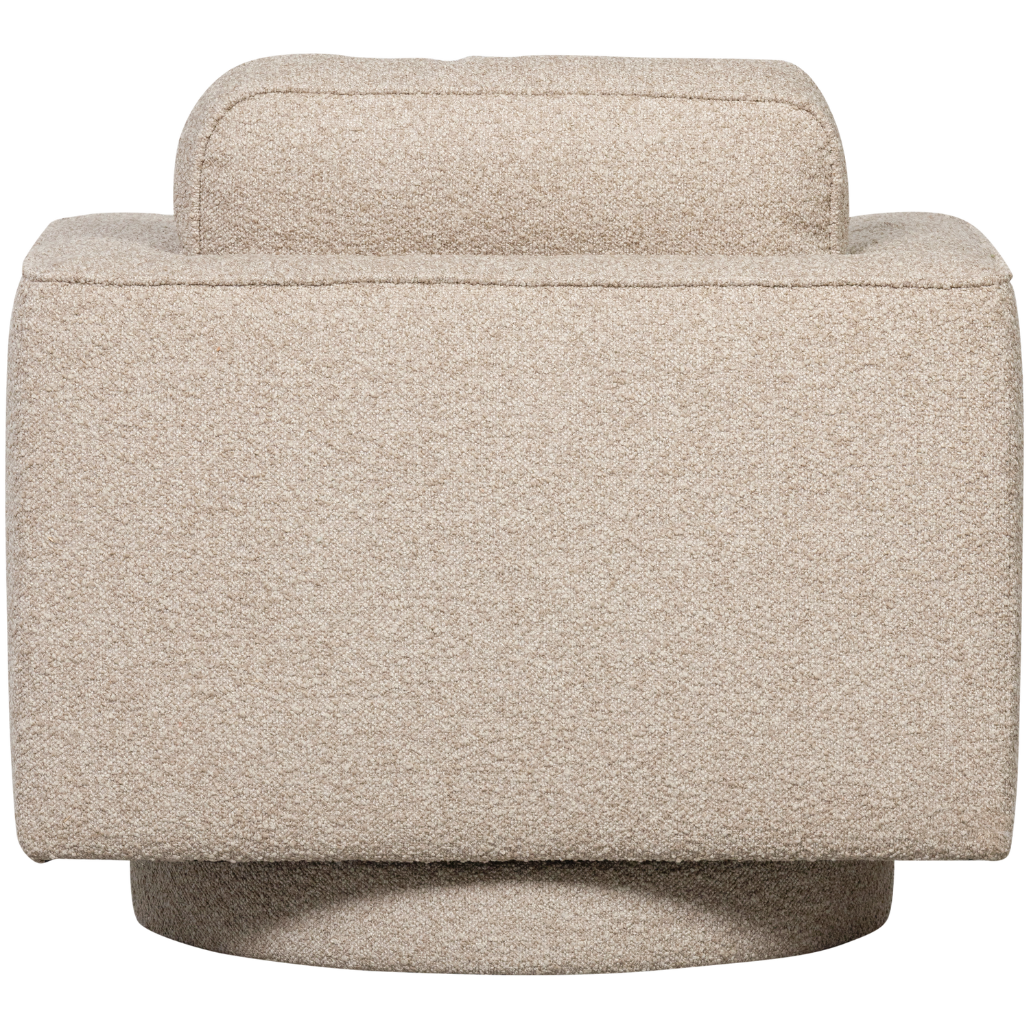 Lazy draaifauteuil boucle bruin