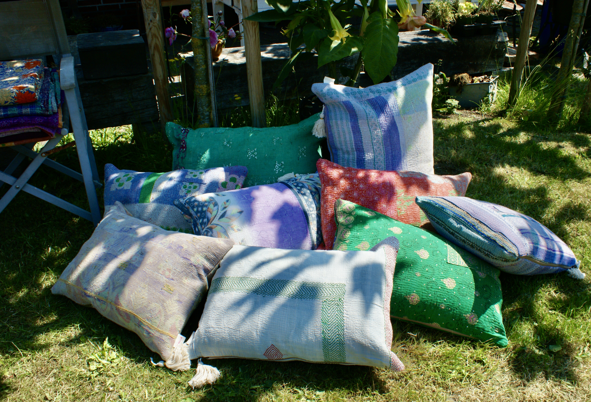 Kussen Kantha vintage 50x70 cm