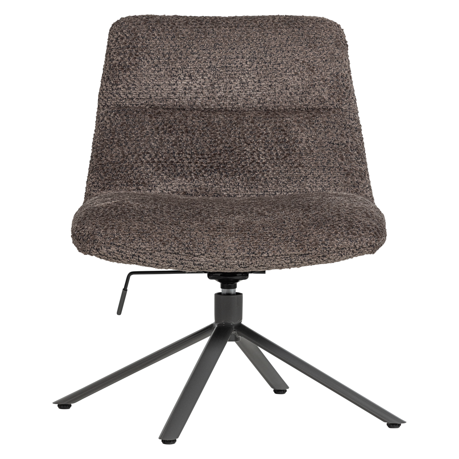 Soren verstelbare draaifauteuil wollig grijs