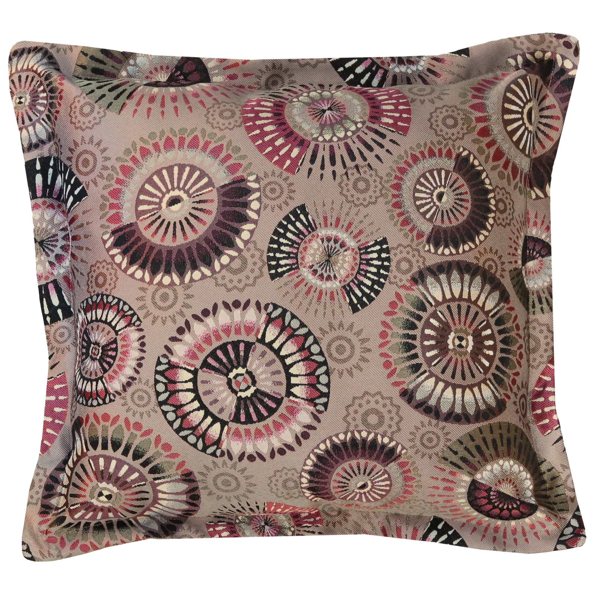 Kussen funky mandela taupe