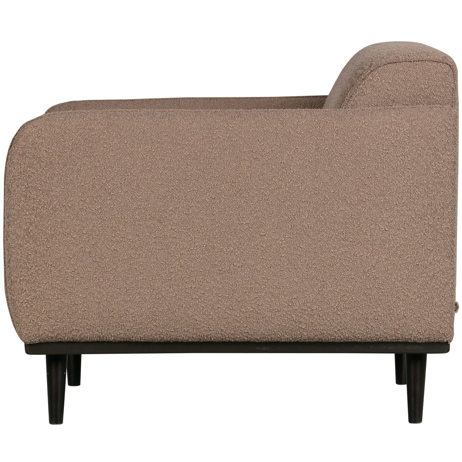 Statement fauteuil met arm chenille velvet perzikroze
