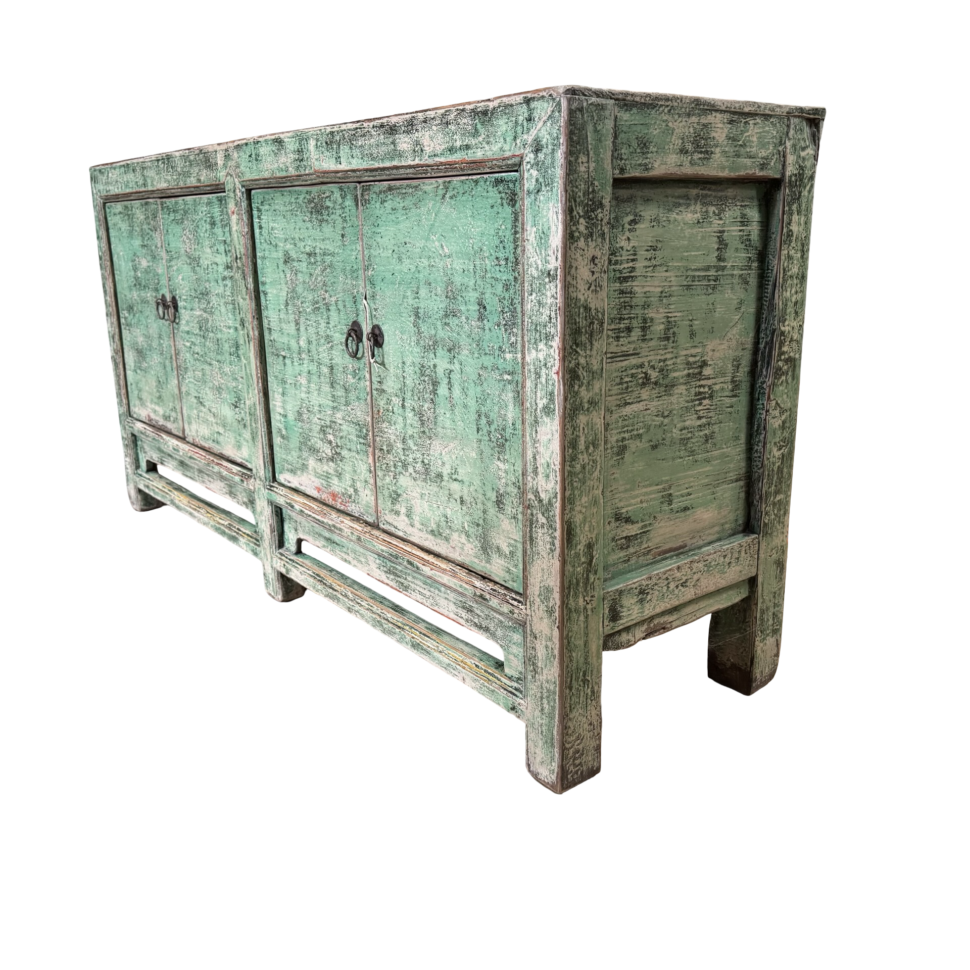 Dressoir 4deur groen uniek